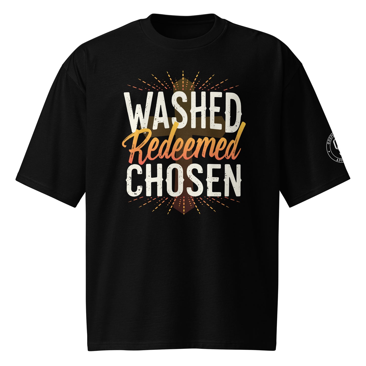 Washed Redeemed Chosen - Oversized heavyweight t-shirt