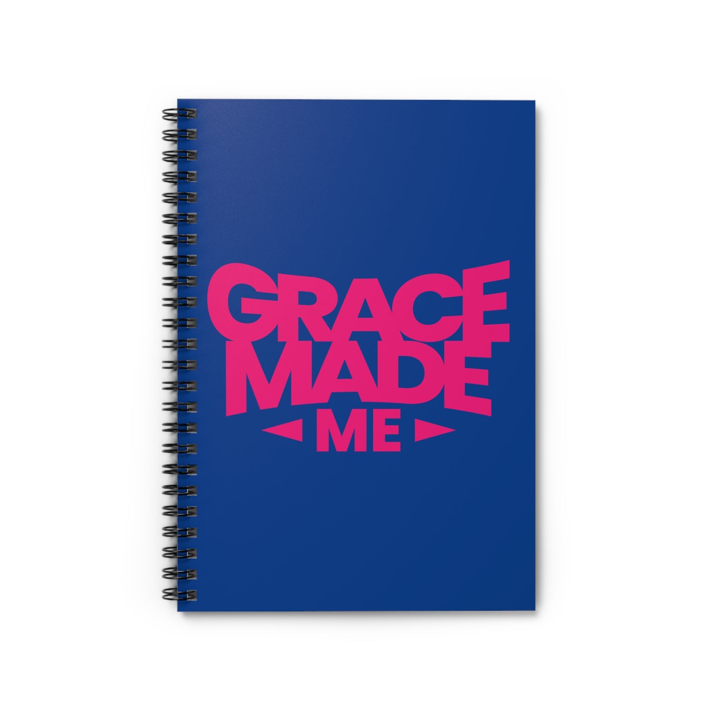 Grace Made Me Spiral Notebook - Ruled Line