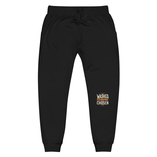 Christian-streetwear-all-over-print-unisex-wide-leg-joggers-black-front