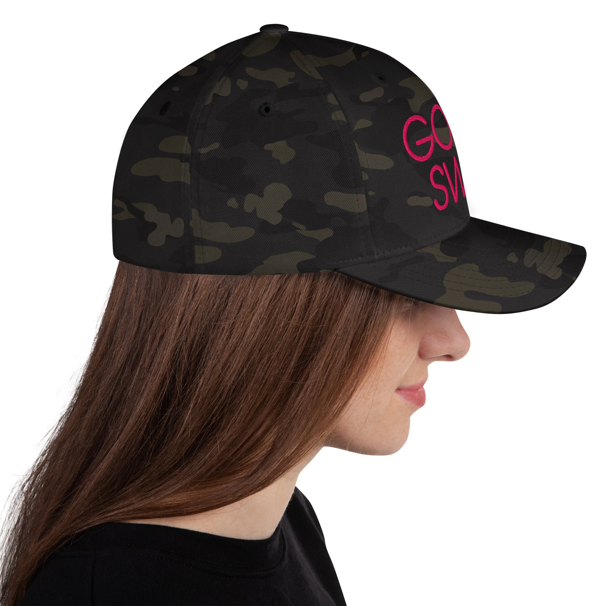Christian_Hat_by_Gospel_Swag_Pink_Text_on_Camo_Hat Right