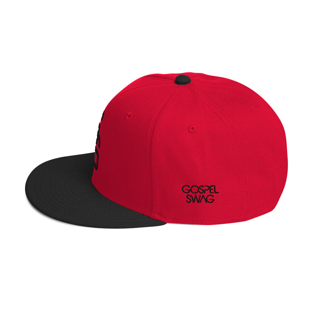 Gospel-Swag-Snapback-Hat-Red-Left