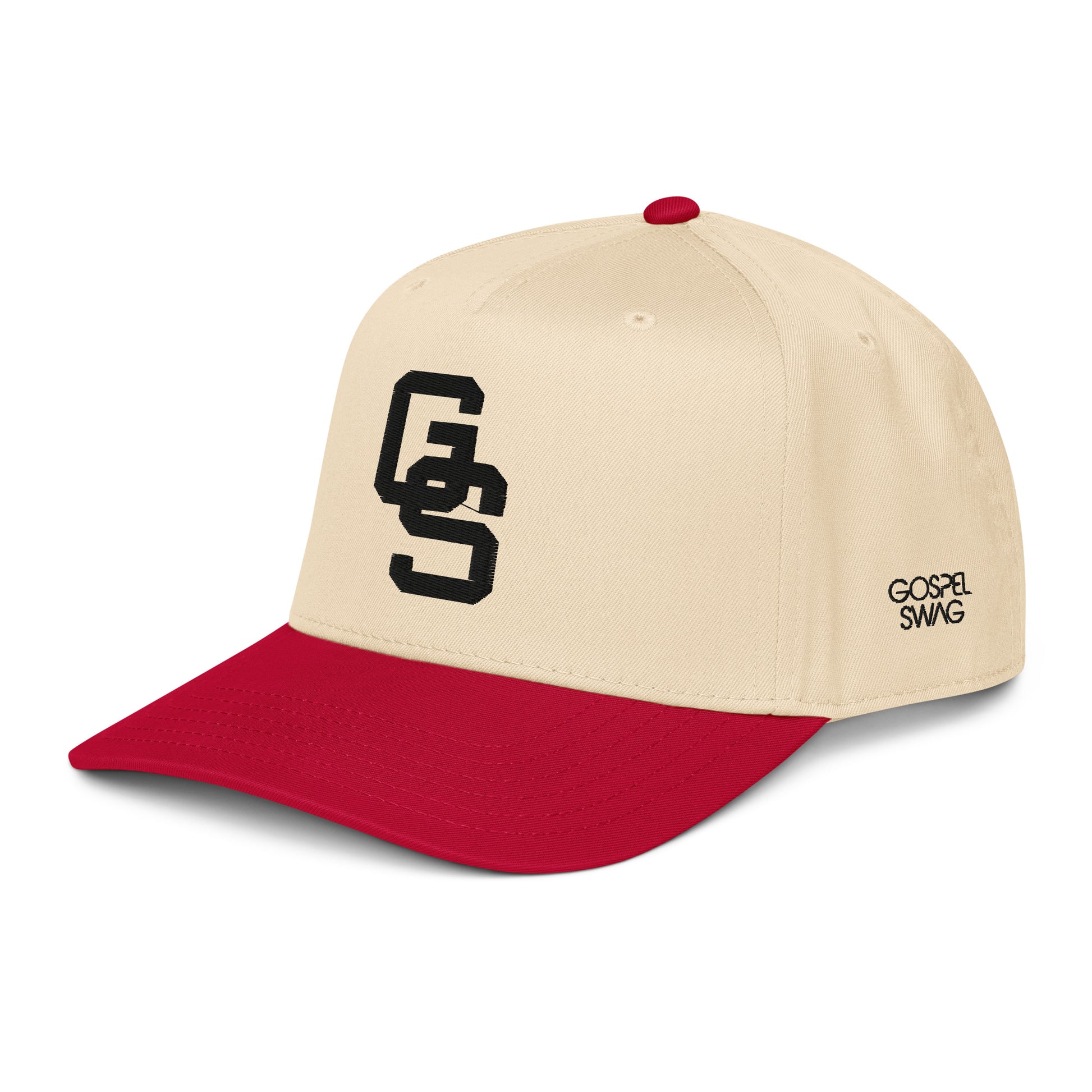 Gospel Swag 3D Embroidered Baseball Hat-red-front