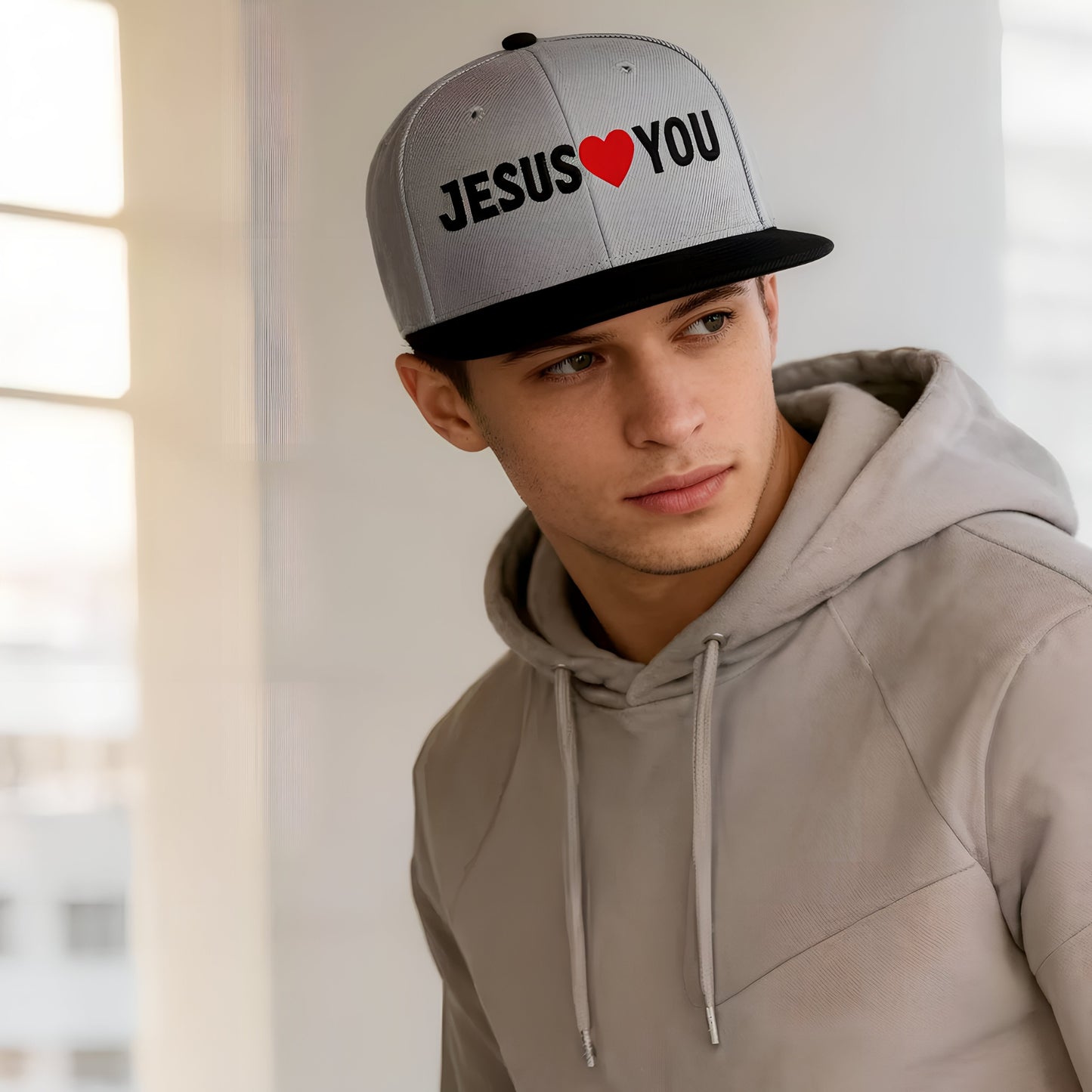 Jesus Loves You Snapback Hat