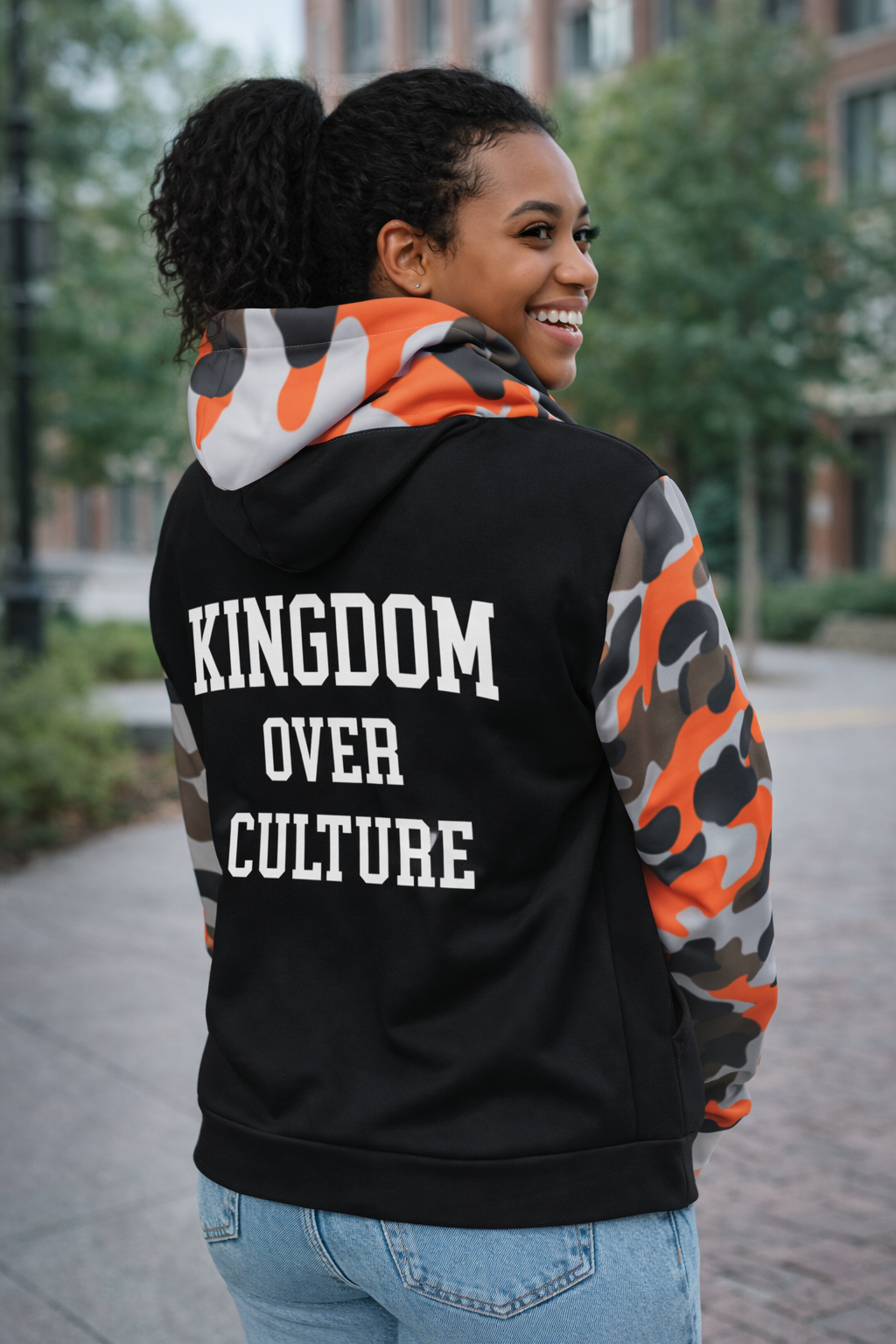 Kingdom Over Culture Unisex zip hoodie