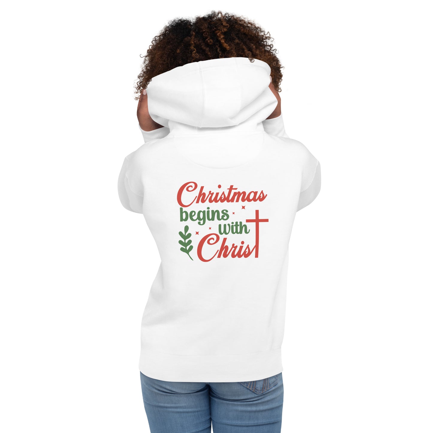 Christmas Begins With Christ Hoodie | Gospel Swag – Faith. Style. Purpose
